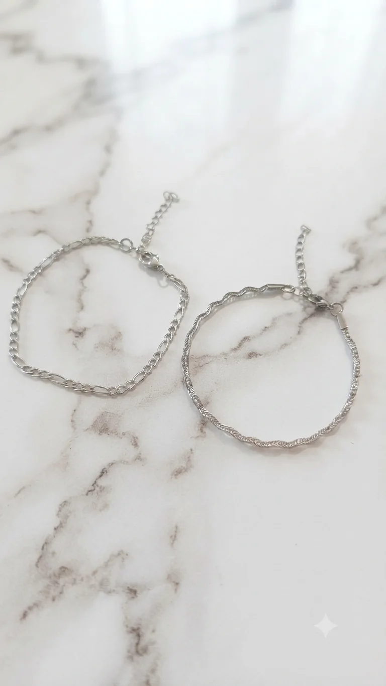 Armband Set „Dainty Twist“ 20,5 cm für Frauen