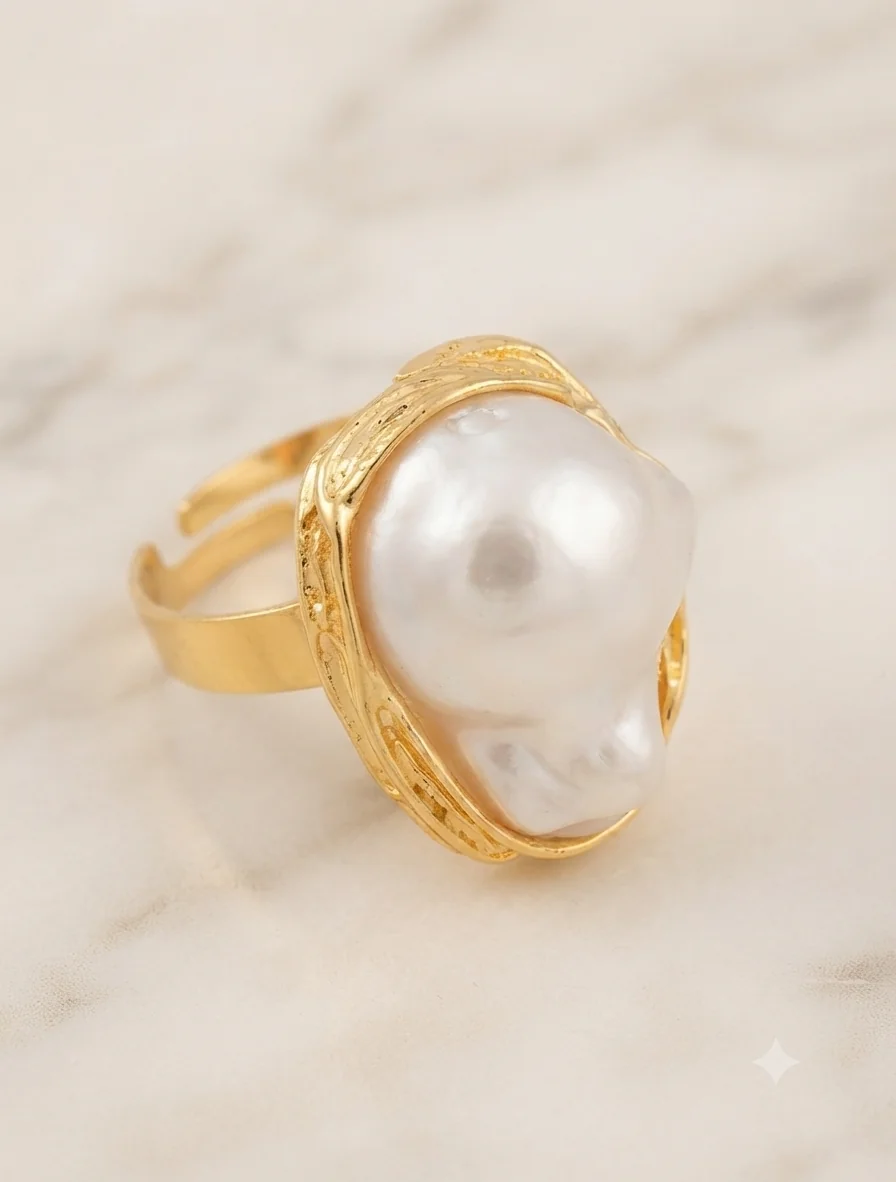 „Baroque Pearl“ Ring EU 60 für Frauen