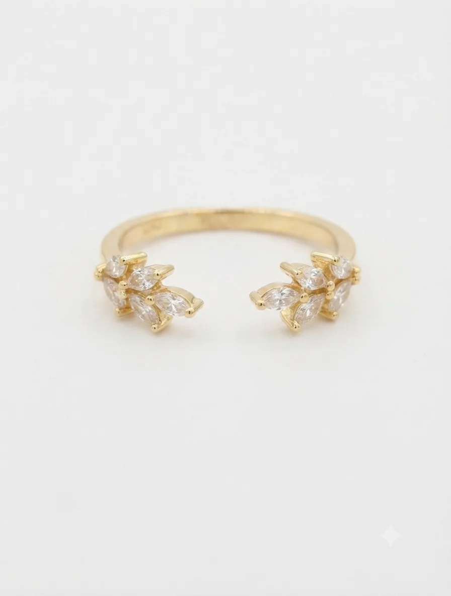 Blätter-Ring für Frauen