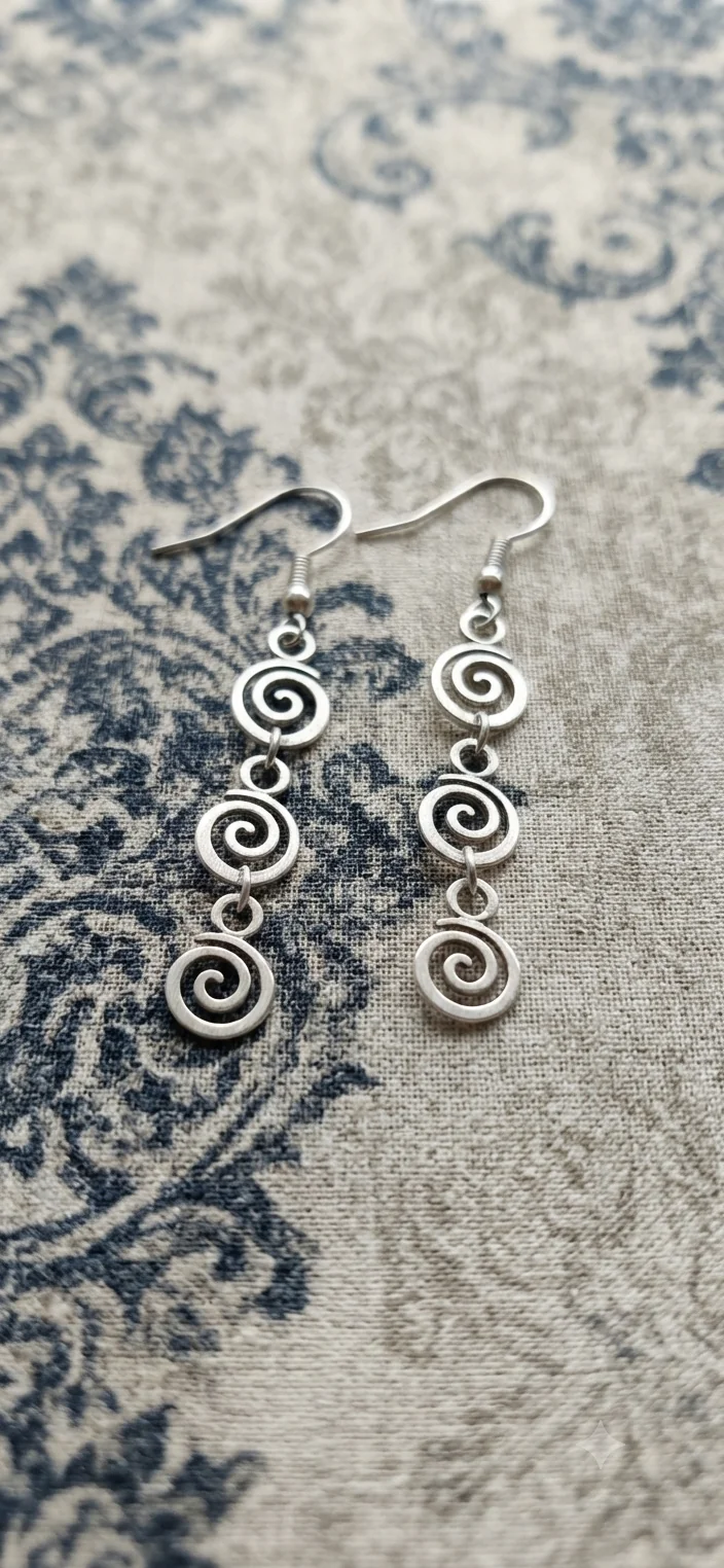„Keltische Spirale“ in Silber für Frauen