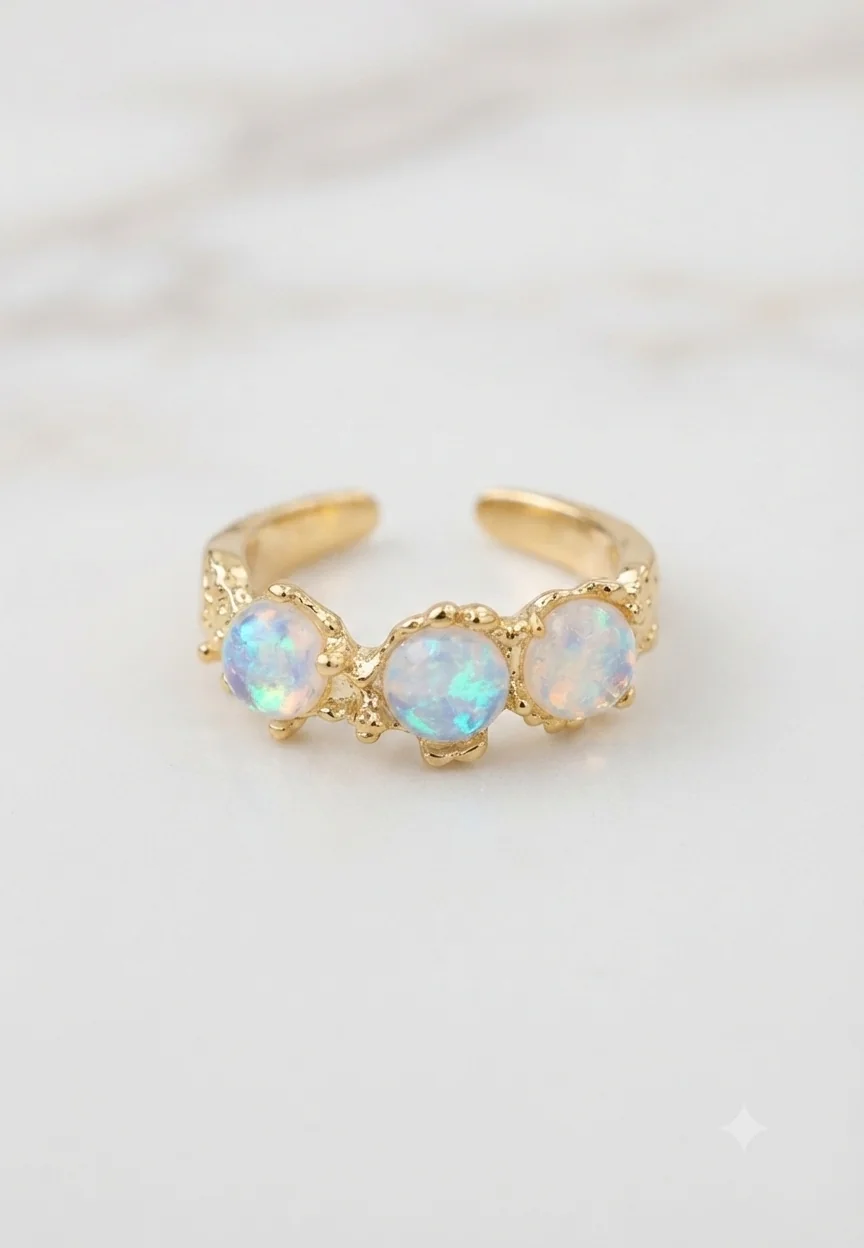„Mystic Aura“ (17 mm, Gold-Optik) für Frauen