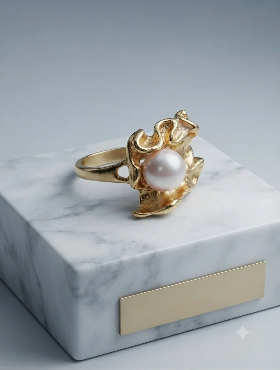 „Ocean Shell“ Ring EU 53 für Frauen