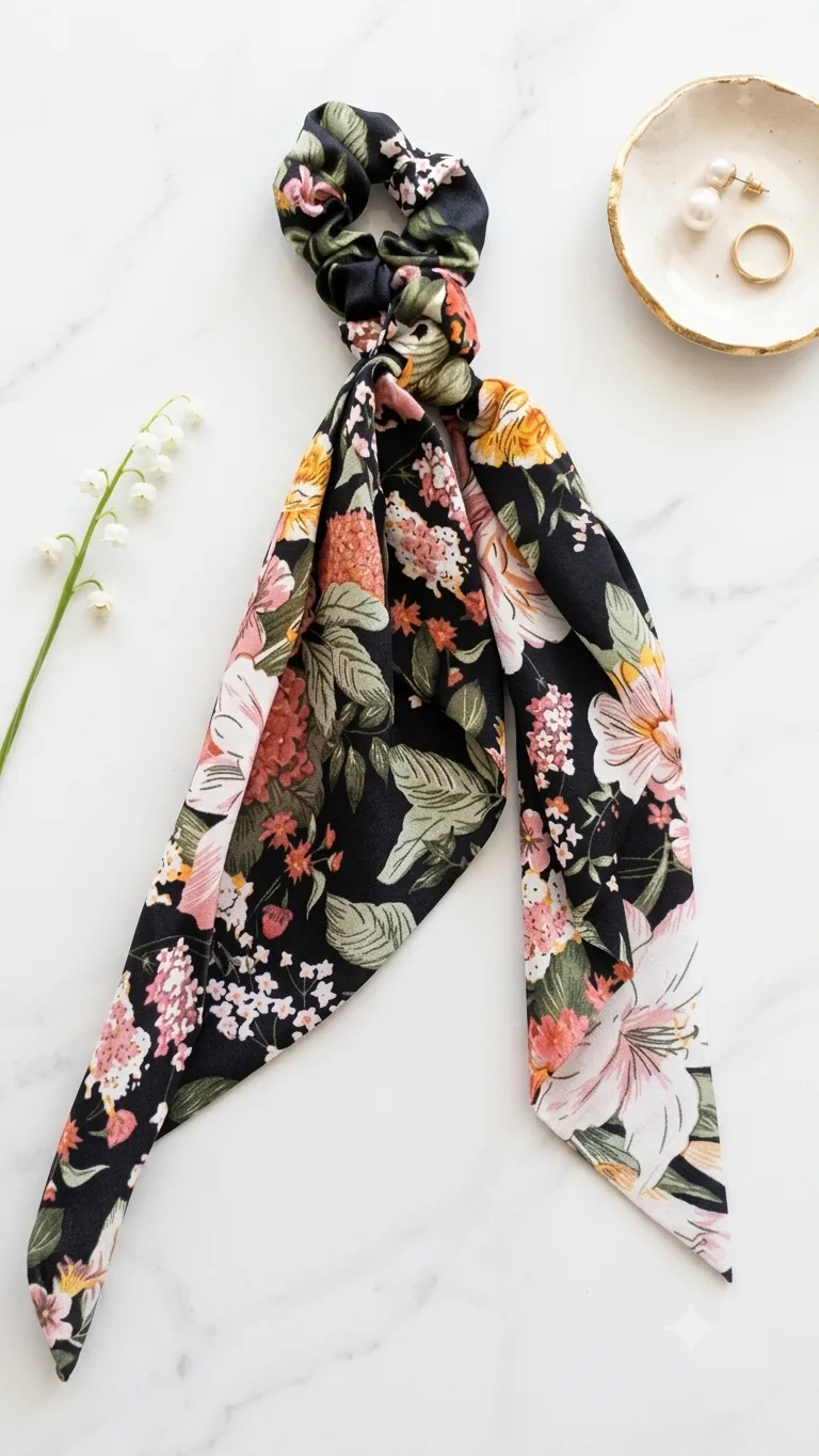 Schal-Scrunchie „Maya“
