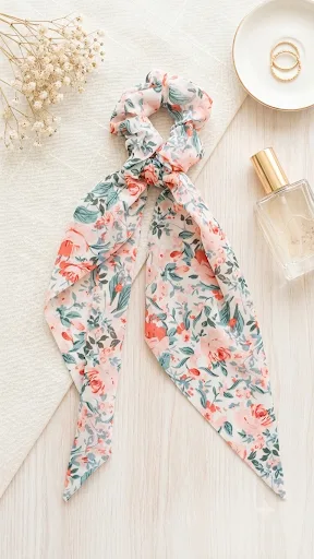 Schal-Scrunchie „Rosalie“